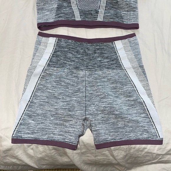Athleta Impact Crop Tee and Impact Shorts Workout Set - Picture 4 of 5